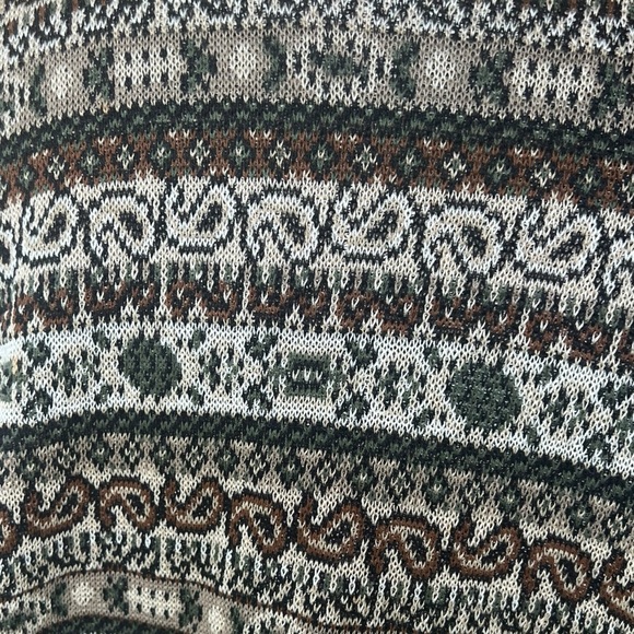 Vintage Patrick James patterned sweater size large - Picture 4 of 5